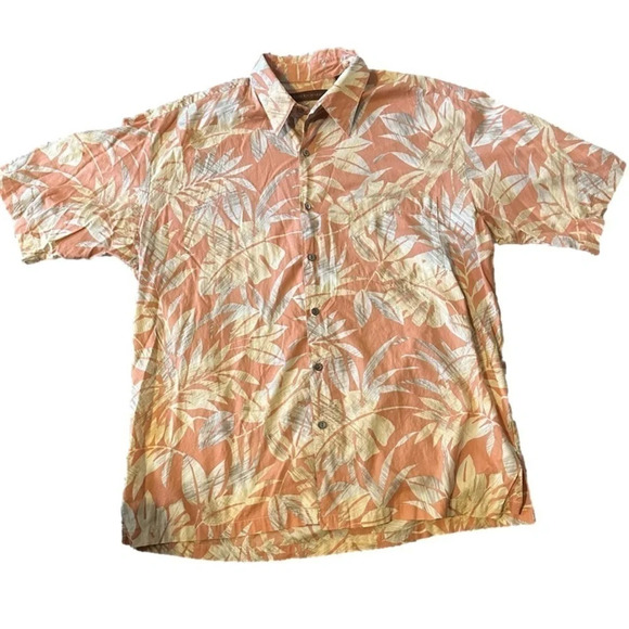 Men’s Tori Richard Hawaiian Shirt Size Large - Picture 1 of 3